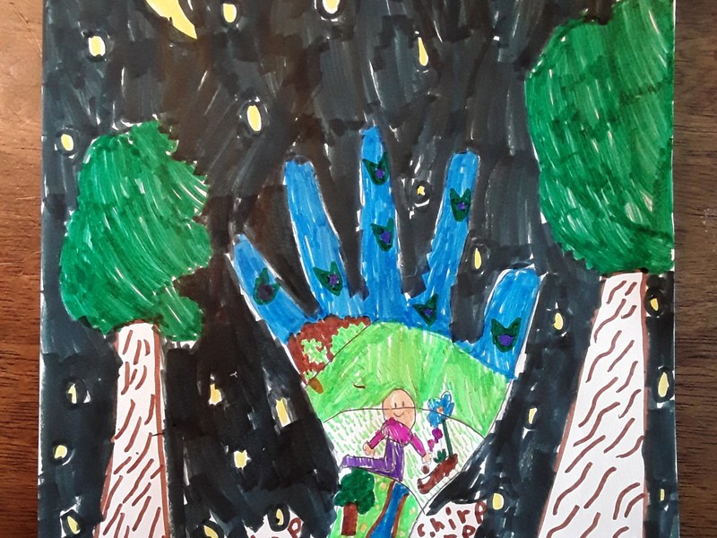 Earth Day Stewardship Hands & April Showers Bring May&nbsp;Flowers